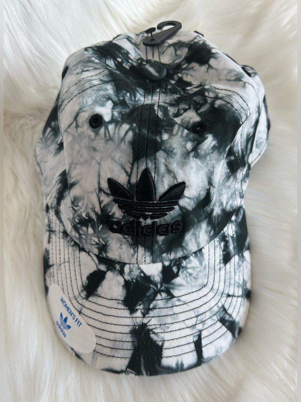 NWT Adidas Black Tie Dye Cap